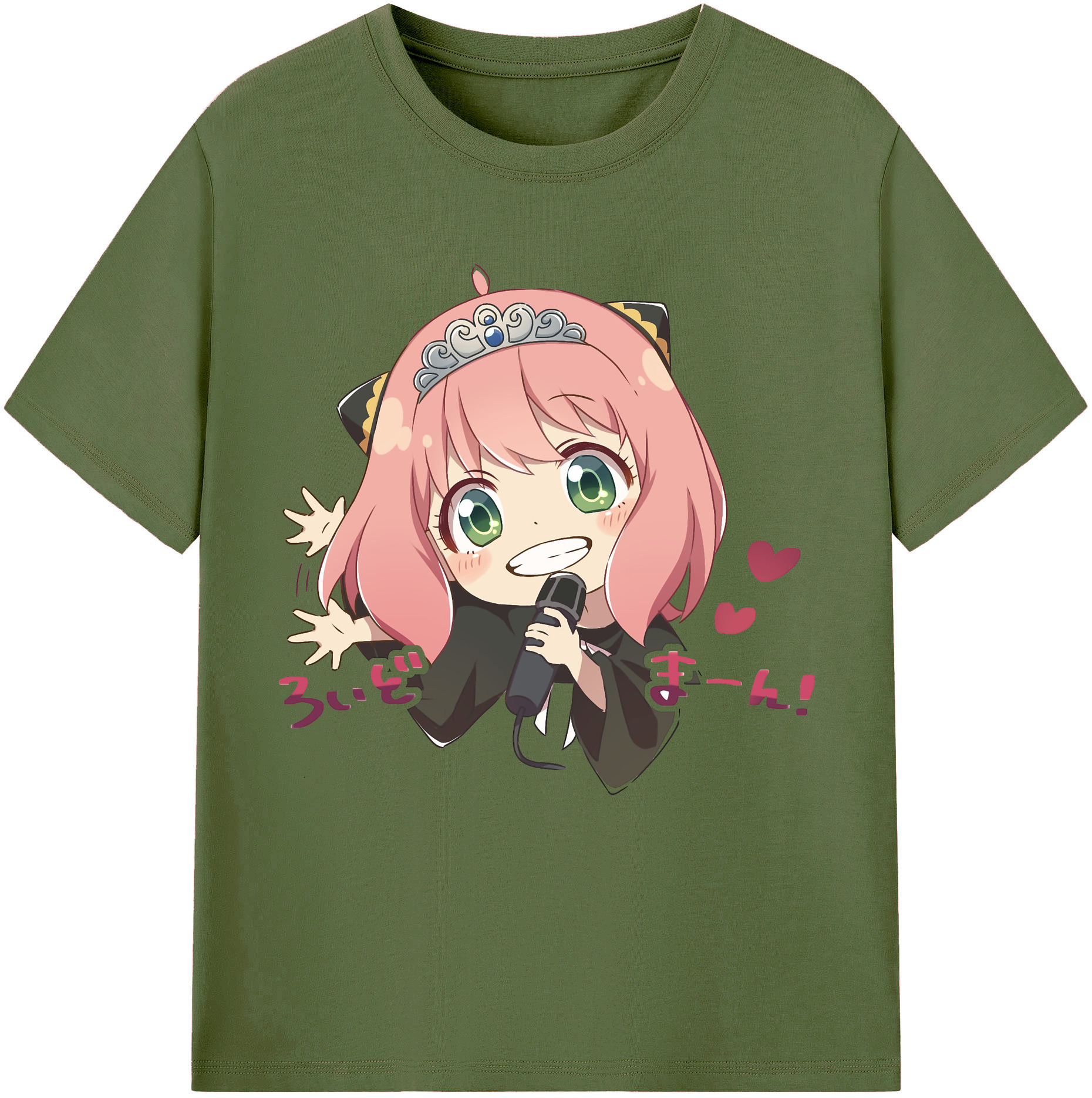 （画像用） SPY×FAMILY间谍家家酒 綿100％半袖Tシャツ（フロントプリント）